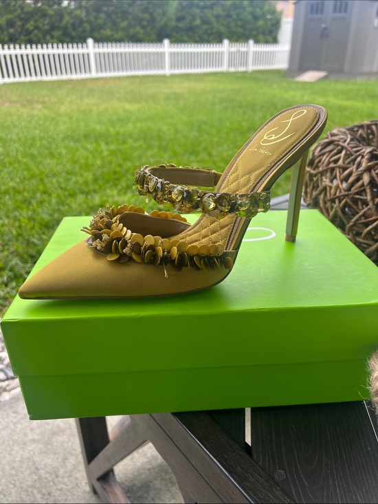 Sam Edelman Shoes - Sam Edelman Athena Jeweled Pointed-Toe Stiletto Mules